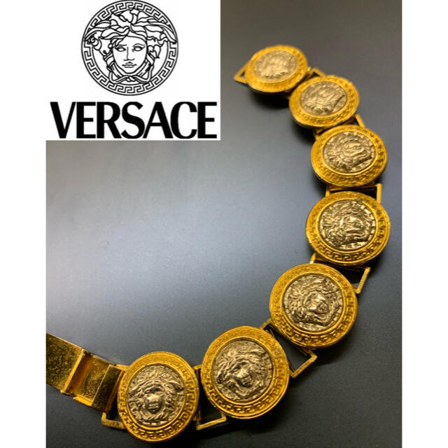 ヴェルサーチ　Versace メデューサ　コイン　ブレスレットアクセサリー