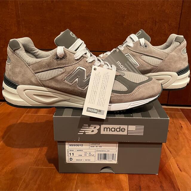 New Balance - New Balance M990V2 GY2 GREY 29.0cmの通販 by Emerpus ...