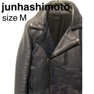 junhashimoto - ジュンハシモト ジップインナーライダース ジャケット シングル 3 L 黒の通販 by ベクトル ラクマ店