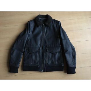 値下げ SHAMA シャマ ゴートレザー ジャケット ナノユニバース別注