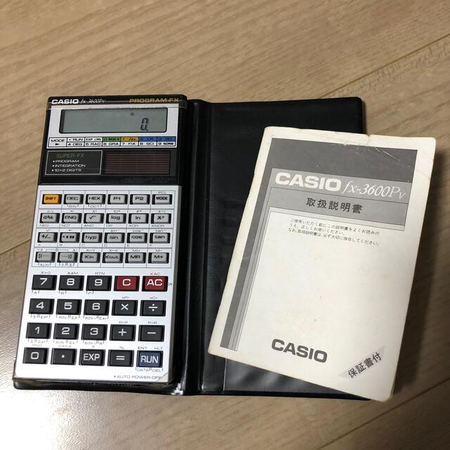 CASIO カシオ 関数電卓 fx-3600Pv（ケース•説明書有り）