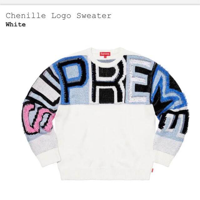 メンズSupreme Chenille Logo Sweater