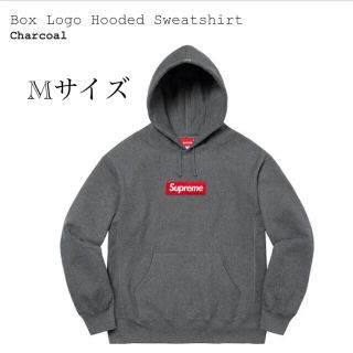 シュプリーム(Supreme)のBox Logo Hooded Sweatshirt Charcoal(パーカー)