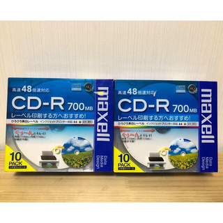 maxell CD-R １０パック✖️２セット　２０枚【新品、未使用】(その他)