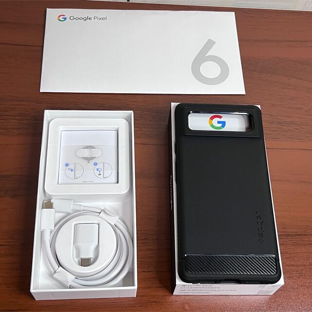 google pixel 6 128G SIMフリー spigenケース付き