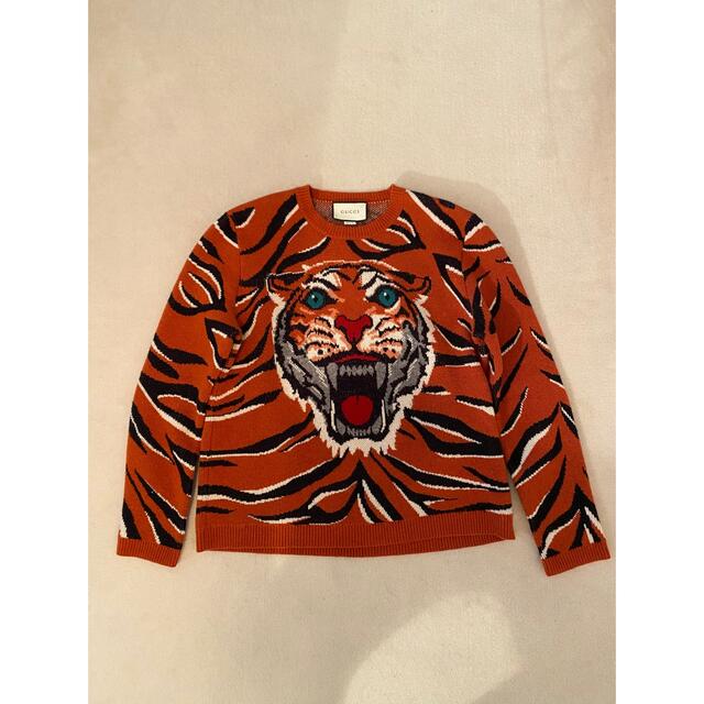 GUCCI グッチ ニット セーター タイガー 【35%OFF】 17150円引き