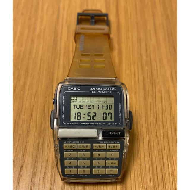 【返品送料無料】 CASIO - 美品　CASIO カシオ 腕時計　テレメモ50 腕時計(デジタル)