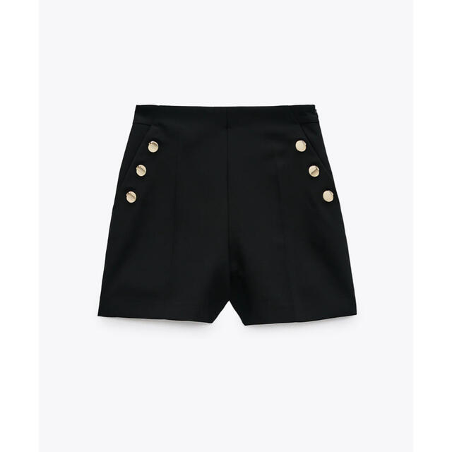 ZARA - ZARA ボタン付きバミューダパンツの通販 by やーちゃん's ZARA - ZARA ボタン付きバミューダパンツの通販 by やーちゃん's