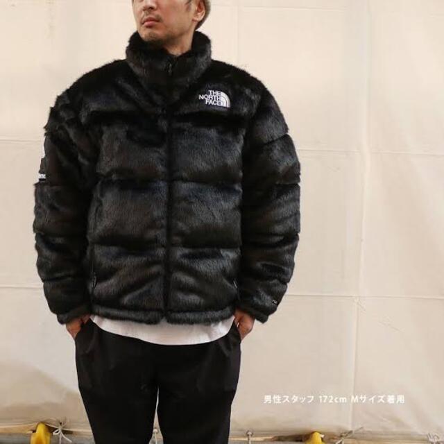 supreme the north face faux fur nuptse