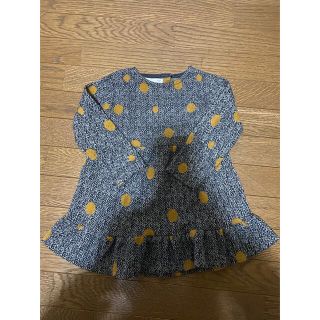 ザラキッズ(ZARA KIDS)のcooky様専用！ZARA baby ワンピース　ドット柄　86cm(ワンピース)