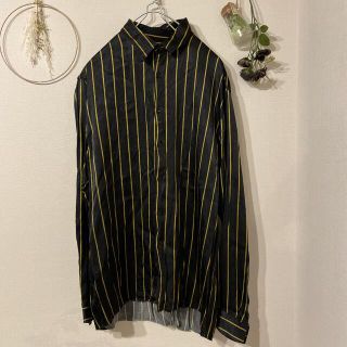 ザラ(ZARA)のZARA ストライプ柄サテンシャツ(シャツ)