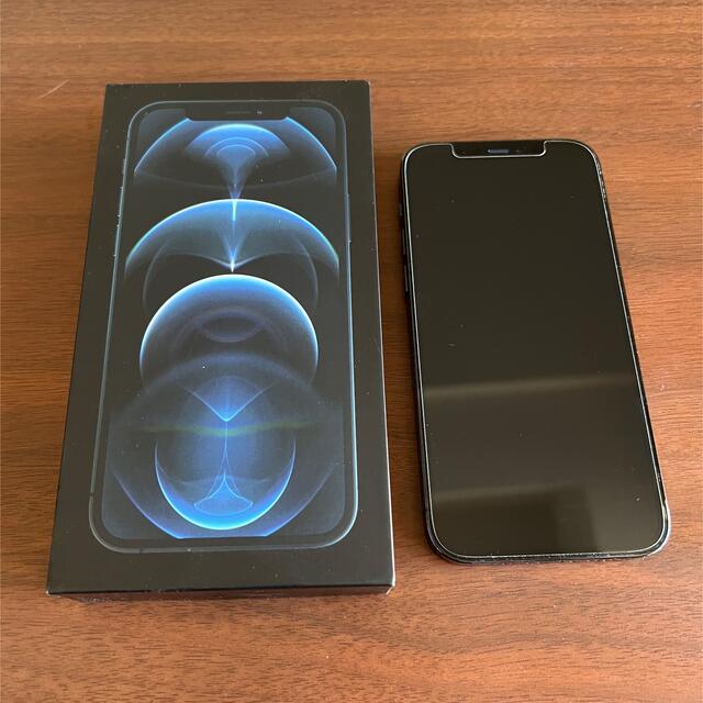 iPhone(アイフォーン)のiPhone 12 Pro 256GB SIMフリー パシフィックブルー スマホ/家電/カメラのスマートフォン/携帯電話(スマートフォン本体)の商品写真