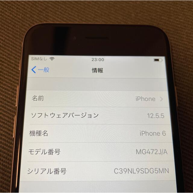 iPhone6 16GB スペースグレー ドコモ