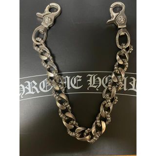 クロムハーツ(Chrome Hearts)のクロムハーツ　ファンシーウォレットチェーン　ショート　ダブルクリップ(ウォレットチェーン)