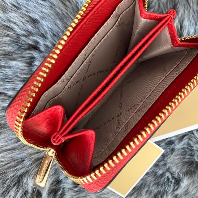 ★新品 MICHAEL KORS マイケルコース 折り財布 レッド