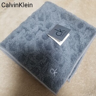 カルバンクライン(Calvin Klein)の【新品 タグ付き⠀】CalvinKlein カルバンクライン タオルハンカチ(ハンカチ/ポケットチーフ)