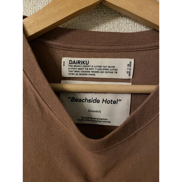 SUNSEA(サンシー)のdairiku 20ss Tシャツ メンズのトップス(Tシャツ/カットソー(半袖/袖なし))の商品写真