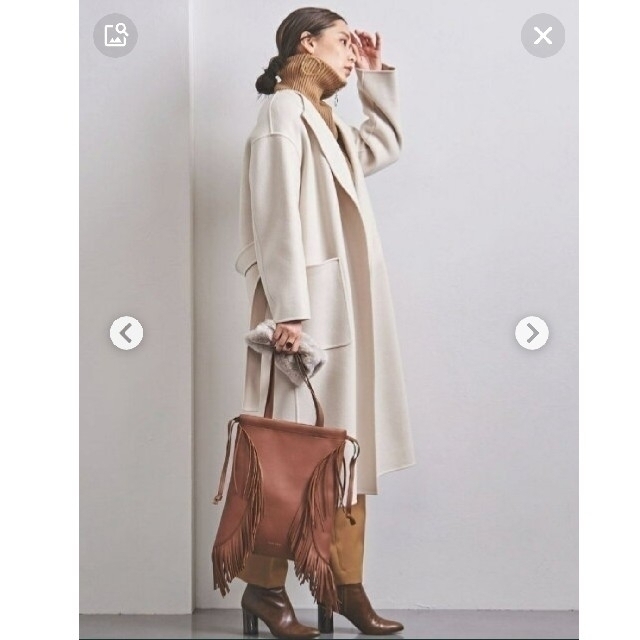 新品 ✴︎UNITED ARROWS UGCB ダブルフェイス ノーカラーコート