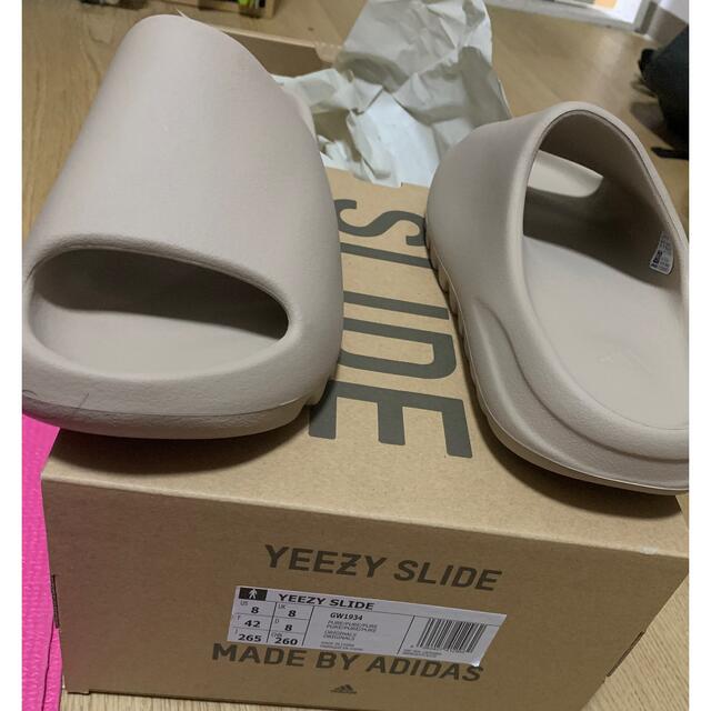 adidas(アディダス)のadidas YEEZY SLIDE PURE GW1934 26.5 メンズの靴/シューズ(サンダル)の商品写真