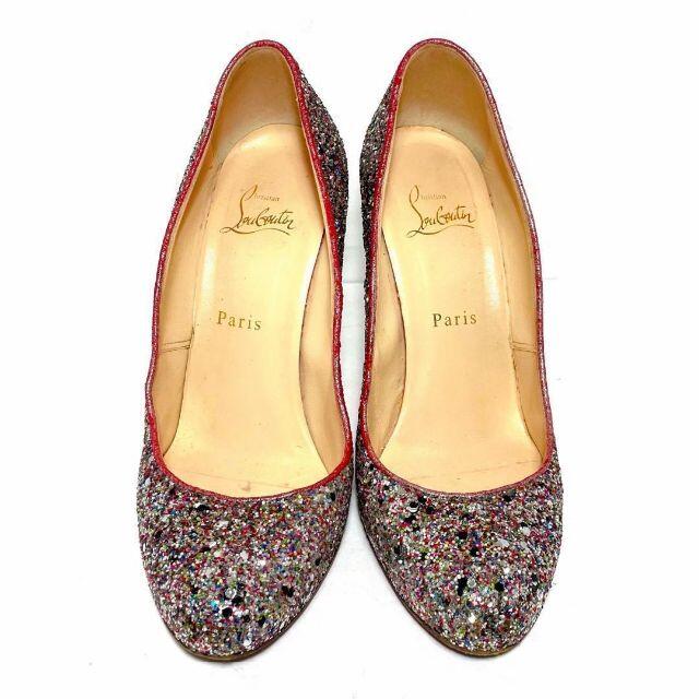 Christian Louboutinルブタン 37 1/2 グリッターパンプス Christian Louboutinルブタン 37 1/2 グリッターパンプス
