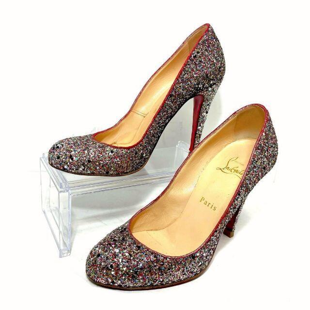 Christian Louboutinルブタン 37 1/2 グリッターパンプス Christian Louboutinルブタン 37 1/2 グリッターパンプス