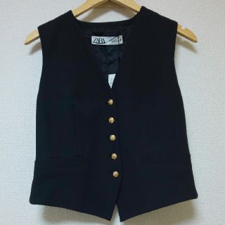 ザラ(ZARA)の【新品・タグ付き‼️】みんな大好き‼️ZARA ザラ ベスト(ベスト/ジレ)