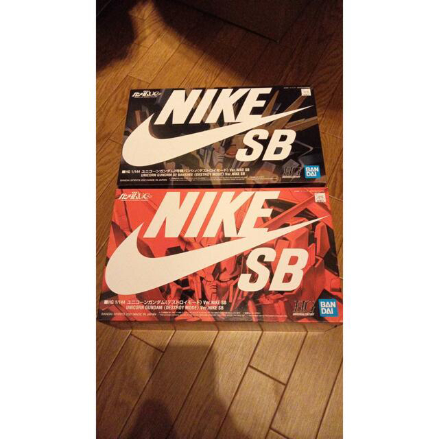 HG 1/144 ユニコーンガンダム&バンシィVer.NIKE SB 2体セット HG 1/144 ユニコーンガンダム&バンシィVer.NIKE SB 2体セット