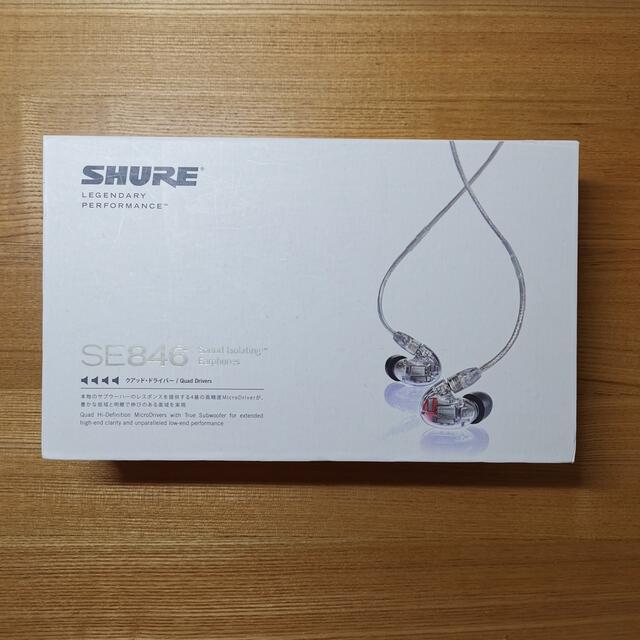 SHURE シュア SE846 イヤホン　クリア