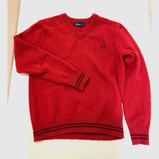 フレッドペリー(FRED PERRY)の★テン様専用★フレッドペリー　ニット　セーター　レッド　XS(ニット/セーター)