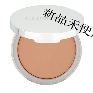 クリニーク(CLINIQUE)の新品未使用【クリニーク】ステイマット　シアープレストパウダー(フェイスパウダー)