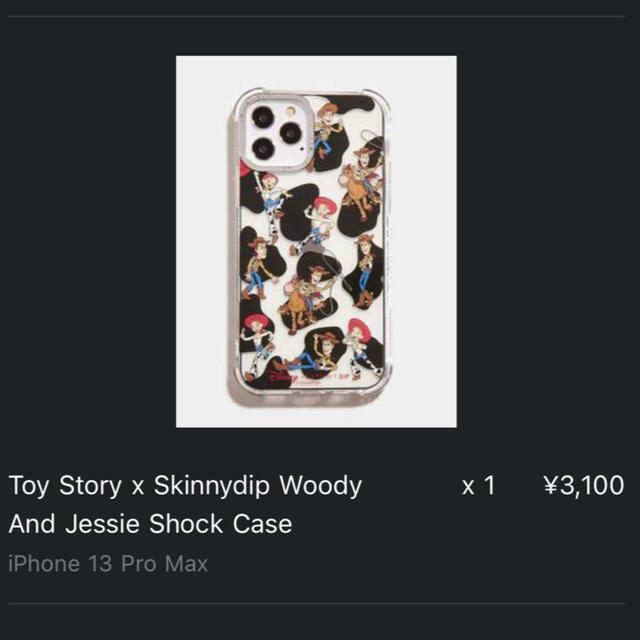 SKINNYDIP(スキニーディップ)のToy Story×SKINNY DIP(iPhone13ProMax対応)新作 スマホ/家電/カメラのスマホアクセサリー(iPhoneケース)の商品写真
