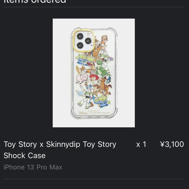 SKINNYDIP(スキニーディップ)のToy Story×SKINNY DIP(iPhone13ProMax対応)新品 スマホ/家電/カメラのスマホアクセサリー(iPhoneケース)の商品写真