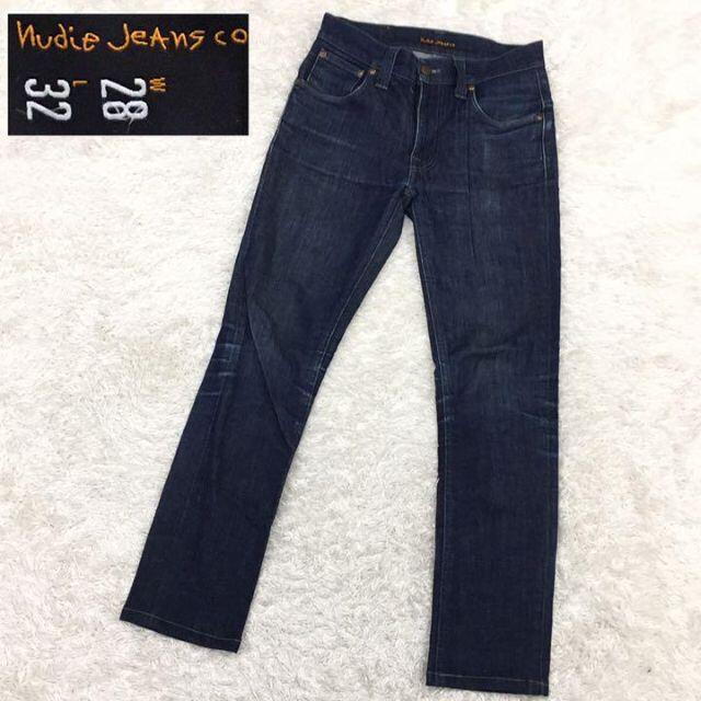 極美品　イタリア製　nudie jeans co デニム　濃紺　W29L32