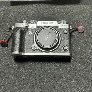 フジフイルム(富士フイルム)のFUJIFILM X-T3 ミラーレス一眼 ボディ シルバー(ミラーレス一眼)