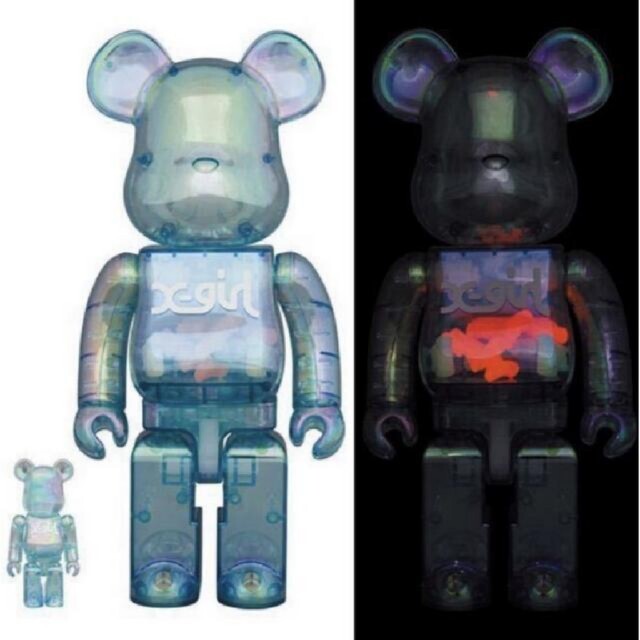 MEDICOM TOY(メディコムトイ)のBE@RBRICK X-girl 2021 100％ & 400％ エンタメ/ホビーのフィギュア(その他)の商品写真