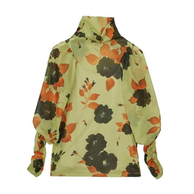Ameri VINTAGE - アメリビンテージ 花柄 シアー トップスの通販 Ameri VINTAGE - アメリビンテージ 花柄 シアー トップスの通販