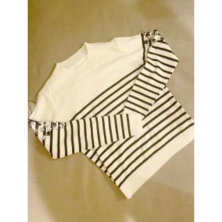 チェスティ(Chesty)のmeronchan専用☆3点まとめ☆Chesty☆袖スパンコールボーダーニット(ニット/セーター)