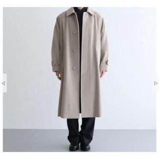 コモリ(COMOLI)のAURALEE CASHMERE WOOL MOSSER BIG COAT (ステンカラーコート)