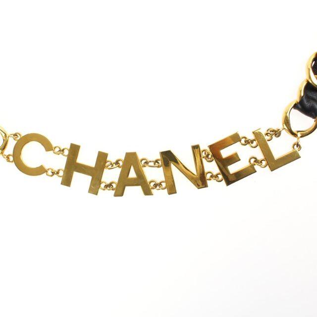 CHANEL(シャネル)のヴィンテージシャネル　CHANEL　ココマーク　ロゴチェーンベルト　超レア レディースのファッション小物(ベルト)の商品写真