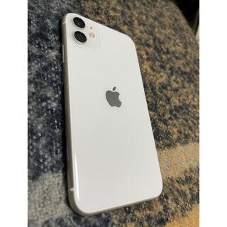 アイフォーン(iPhone)のiPhone11 ホワイト 64GB(スマートフォン本体)