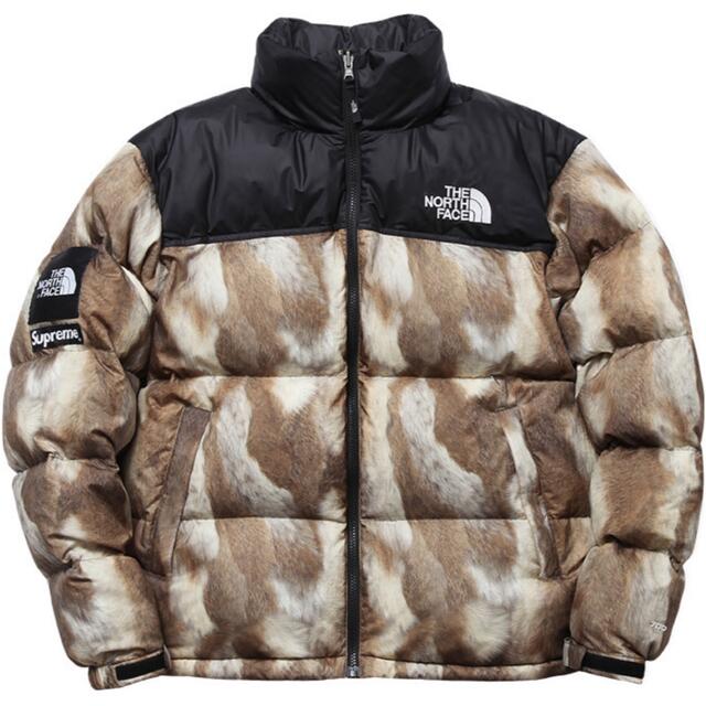 Supreme(シュプリーム)のSupreme The North Face Fur Print Nuptse メンズのジャケット/アウター(ダウンジャケット)の商品写真