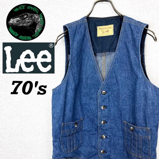 Lee(リー)の◆LEE ベスト 70s ビンテージ【希少】◆ メンズのトップス(ベスト)の商品写真