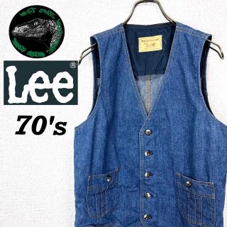 リー(Lee)の◆LEE ベスト 70s ビンテージ【希少】◆(ベスト)