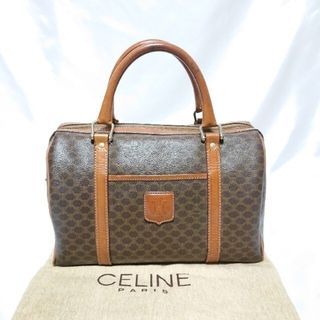 セリーヌ(celine)のCELINE マカダム柄 ハンドバッグ ミニボストンバッグ(ハンドバッグ)