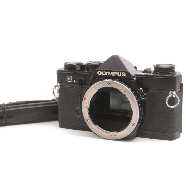 昭和レトロオリンパス OLYMPUS OM-1 MD ボディ 《 レザーストラップ 付 》