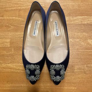 マノロブラニク(MANOLO BLAHNIK)のマノロブラニク　ハンギシ　38(ハイヒール/パンプス)