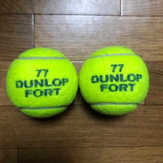 ダンロップ(DUNLOP)のダンロップテニスボール　2個    送料無料(ボール)