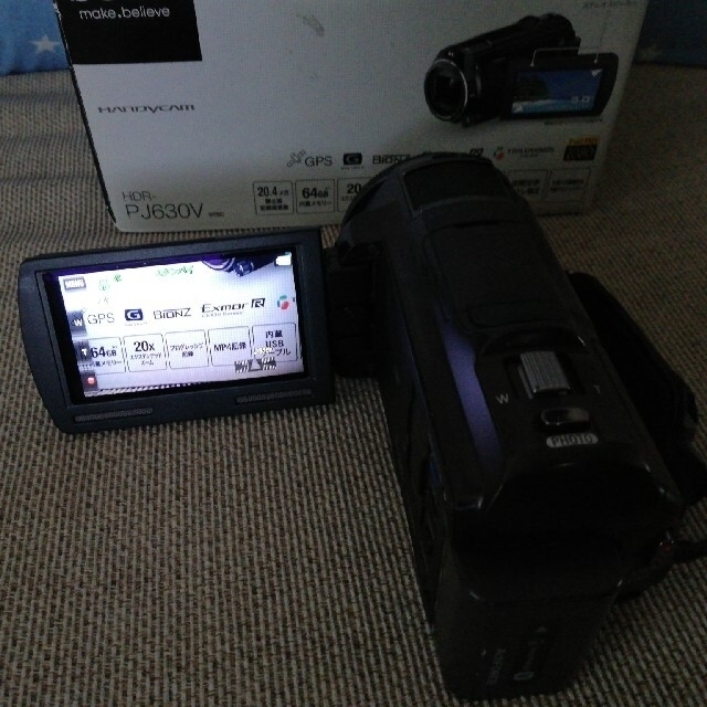 SONY(ソニー)の本日最後　SONY デジタルビデオカメラ HDR-PJ630V(T) スマホ/家電/カメラのカメラ(ビデオカメラ)の商品写真