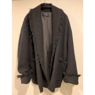 【mhamu様専用】2021AW YLÈVE / TWEED COLLAR CO(ガウンコート)