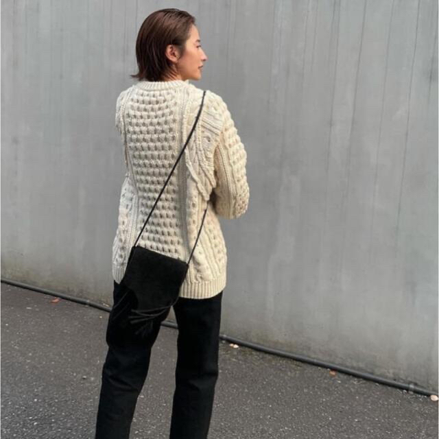 専用美品クラネCLANE HAND CABLE ARCH KNIT TOPS 1